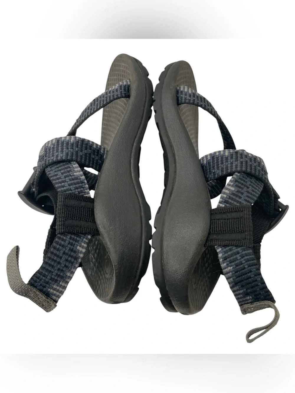Chaco Kid’s Z/1 Ecotread Blue Black Gray Youth Size 11 J180271 Sandals